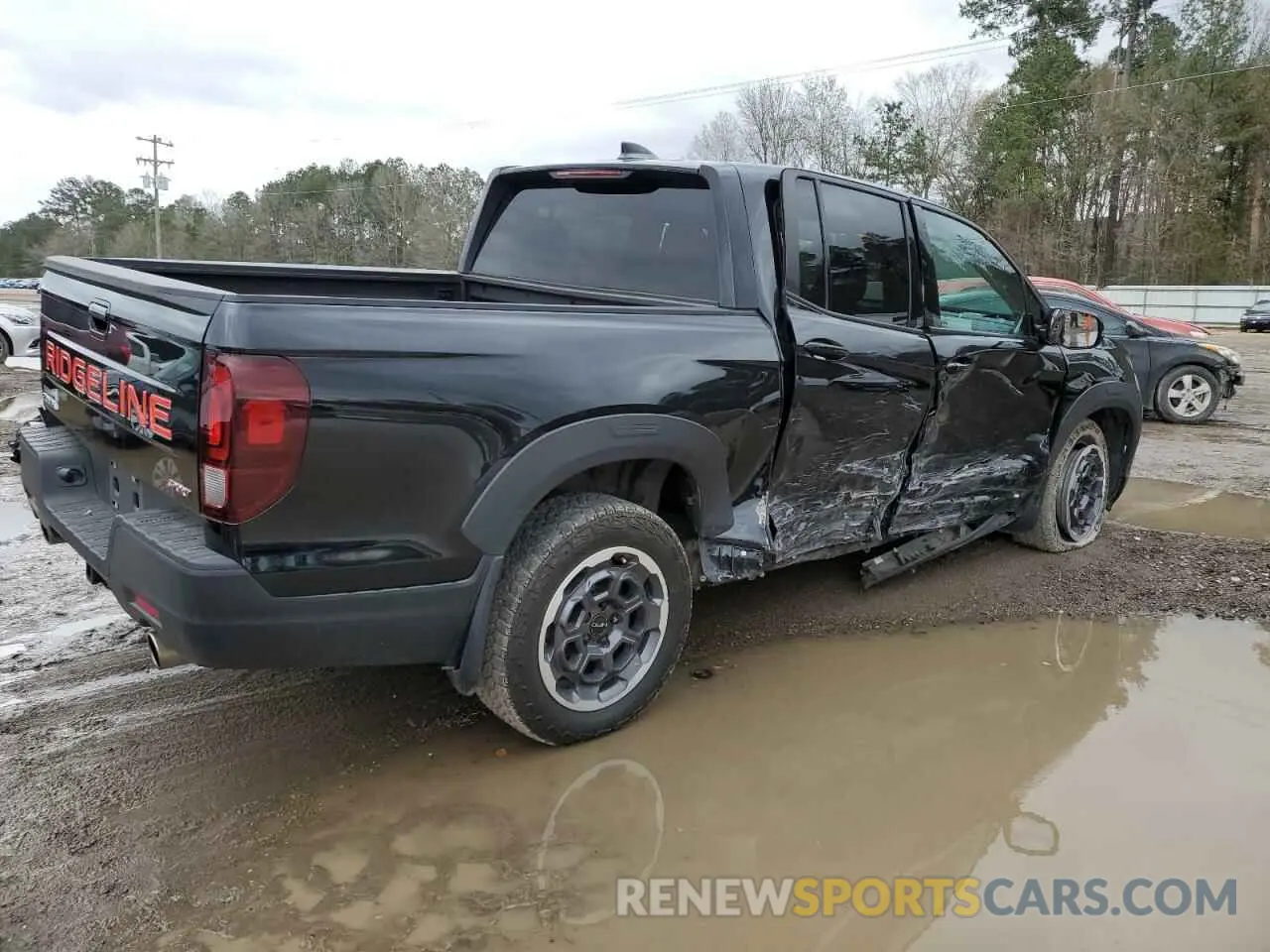 3 fotografías del automóvil dañado 5FPYK3F12RB008573 HONDA RIDGELINE 2024