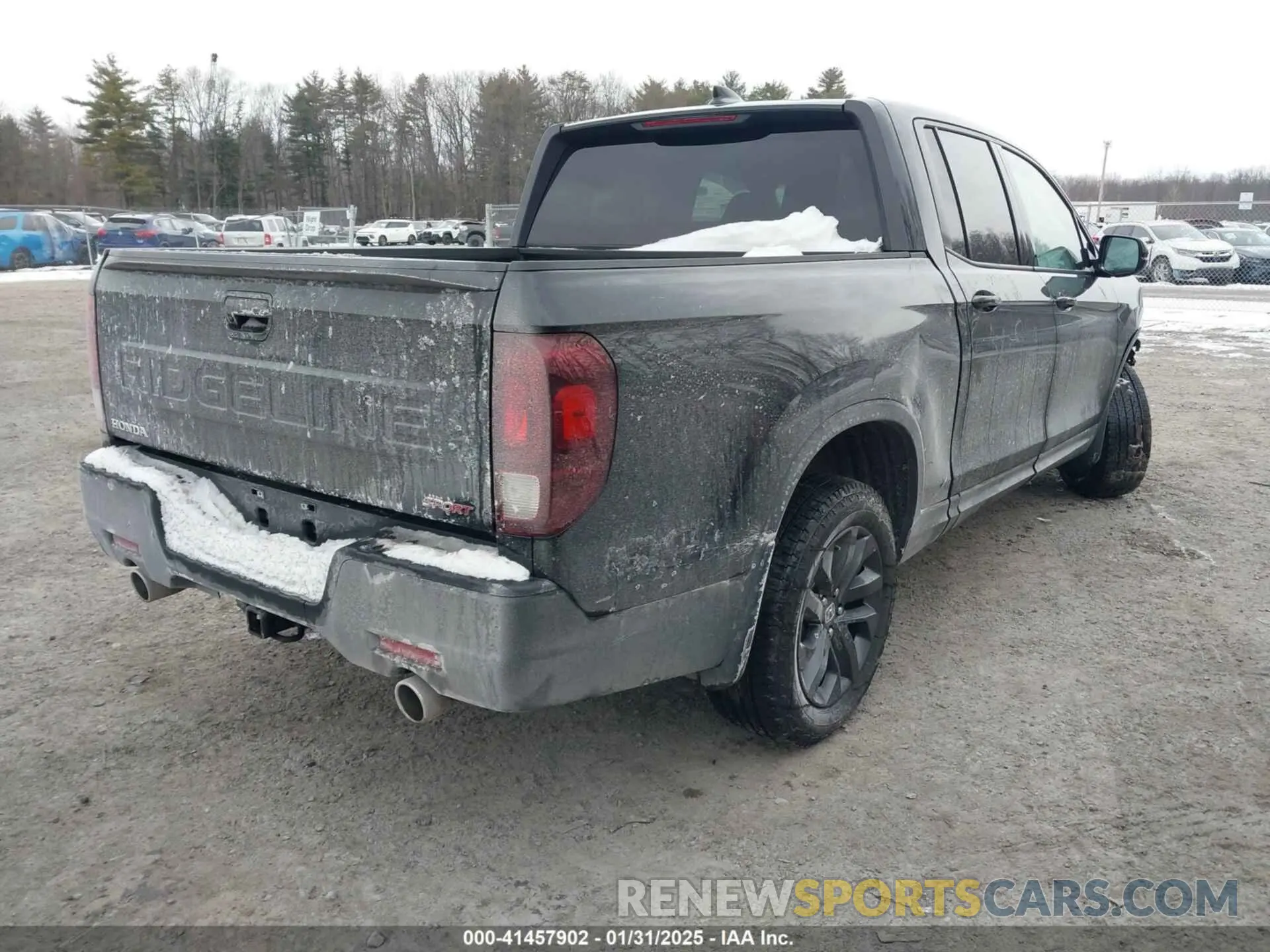 4 fotografías del automóvil dañado 5FPYK3F10SB004480 HONDA RIDGELINE 2025