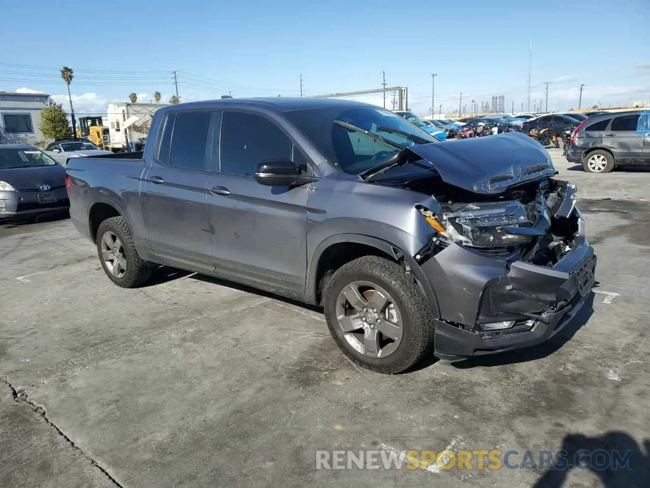 4 fotografías del automóvil dañado 5FPYK3F60SB008072 HONDA RIDGELINE 2025