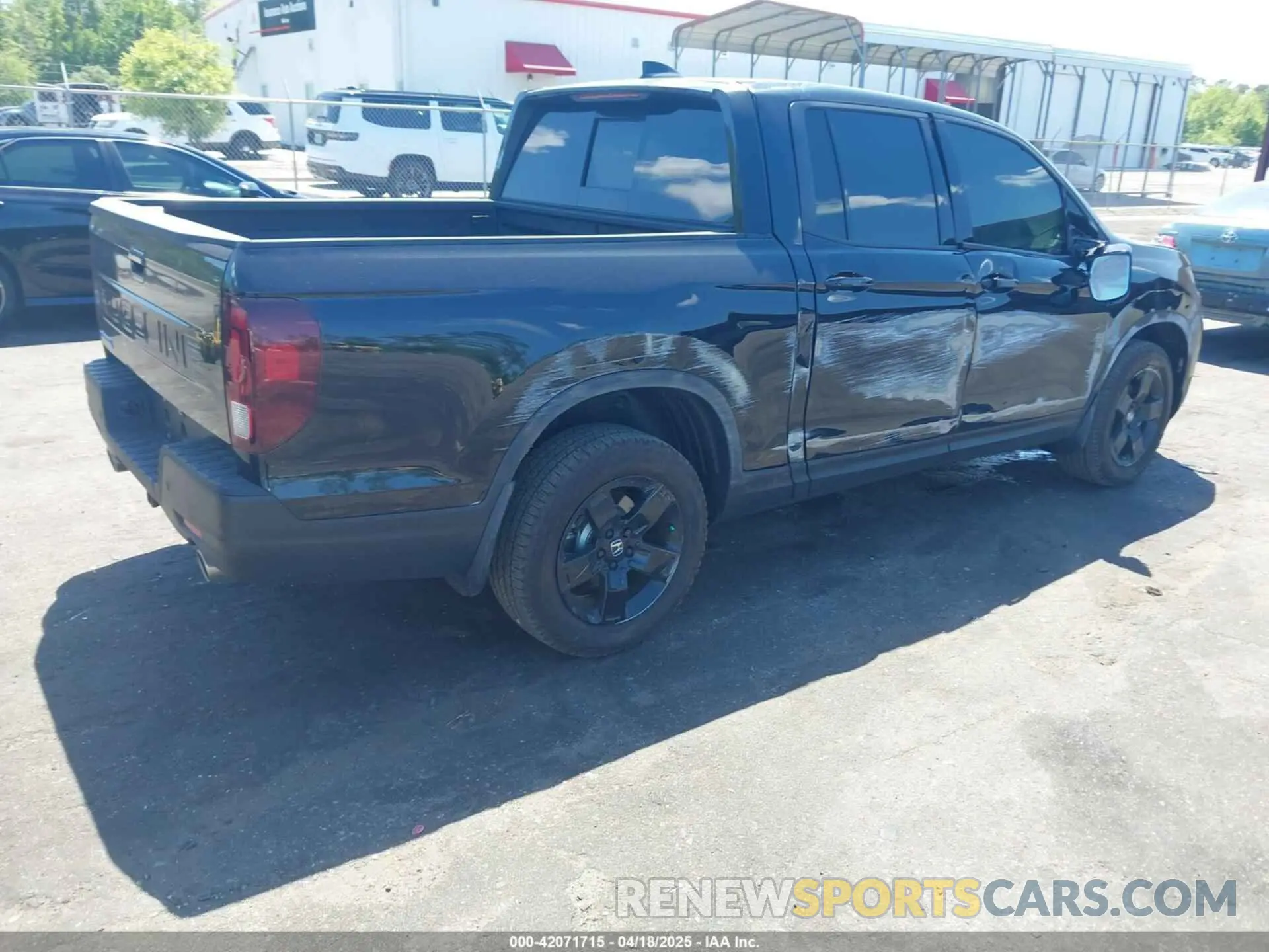 4 fotografías del automóvil dañado 5FPYK3F85SB016492 HONDA RIDGELINE 2025