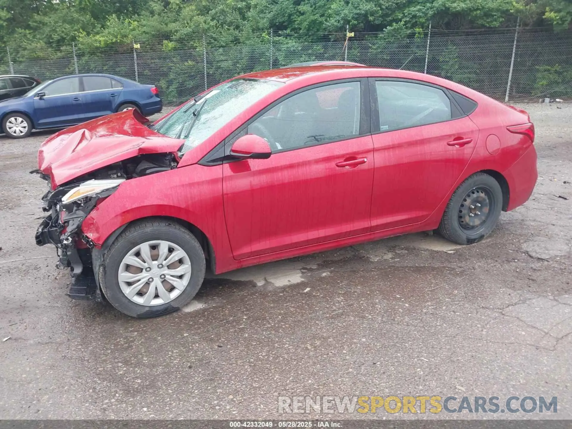 2 fotografías del automóvil dañado 3KPC24A30KE066839 HYUNDAI ACCENT 2019