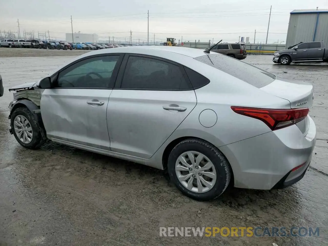 2 fotografías del automóvil dañado 3KPC24A30KE069885 HYUNDAI ACCENT 2019