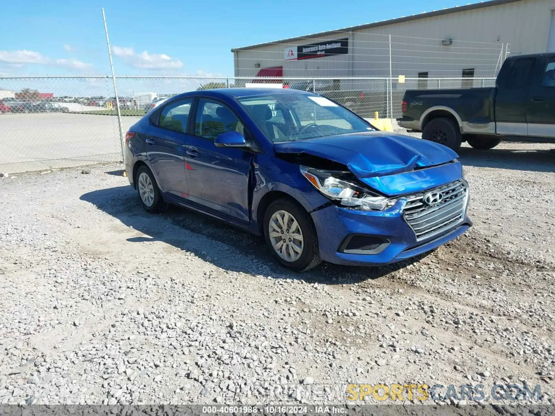 1 fotografías del automóvil dañado 3KPC24A30KE070213 HYUNDAI ACCENT 2019