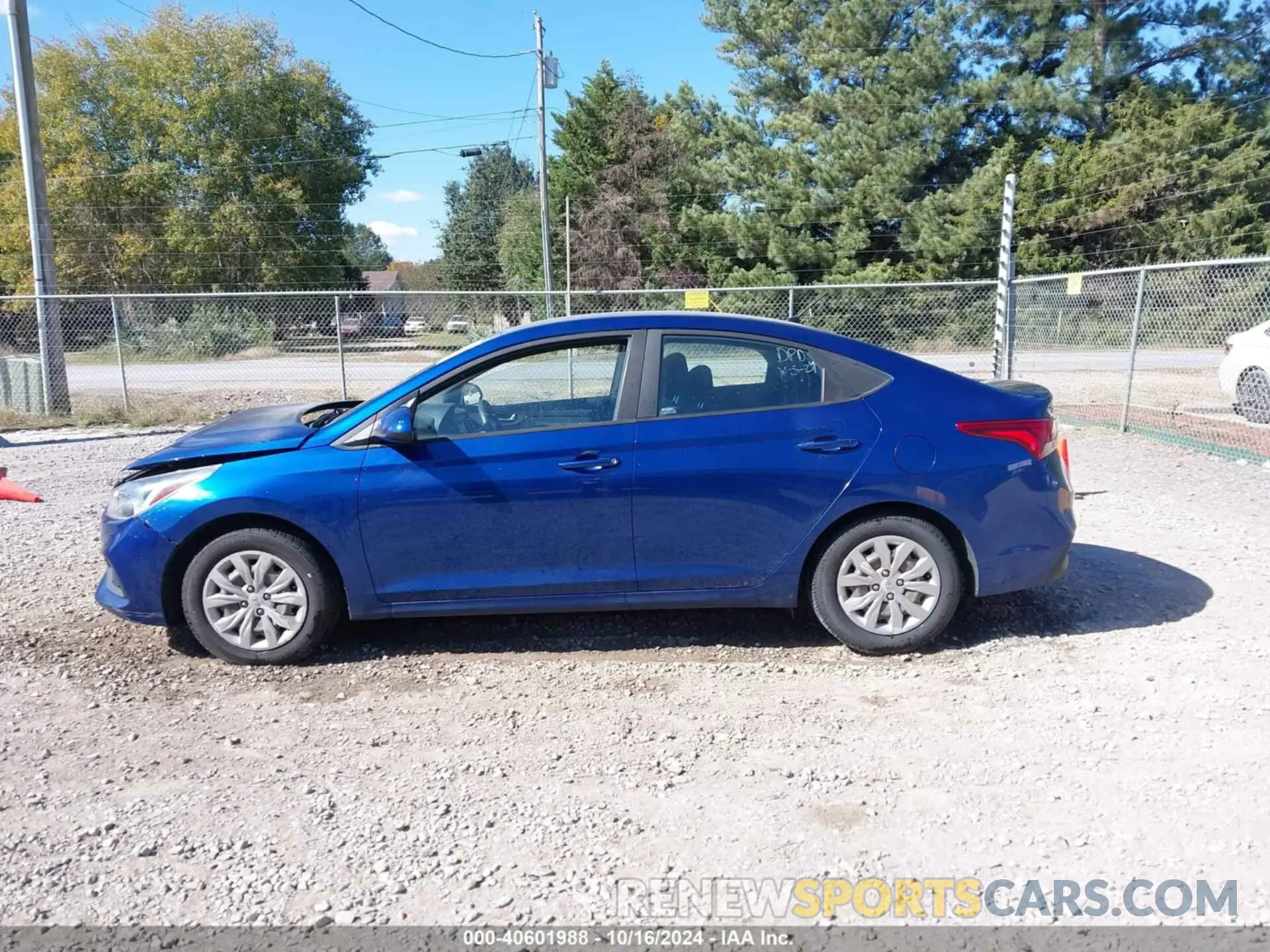 14 fotografías del automóvil dañado 3KPC24A30KE070213 HYUNDAI ACCENT 2019