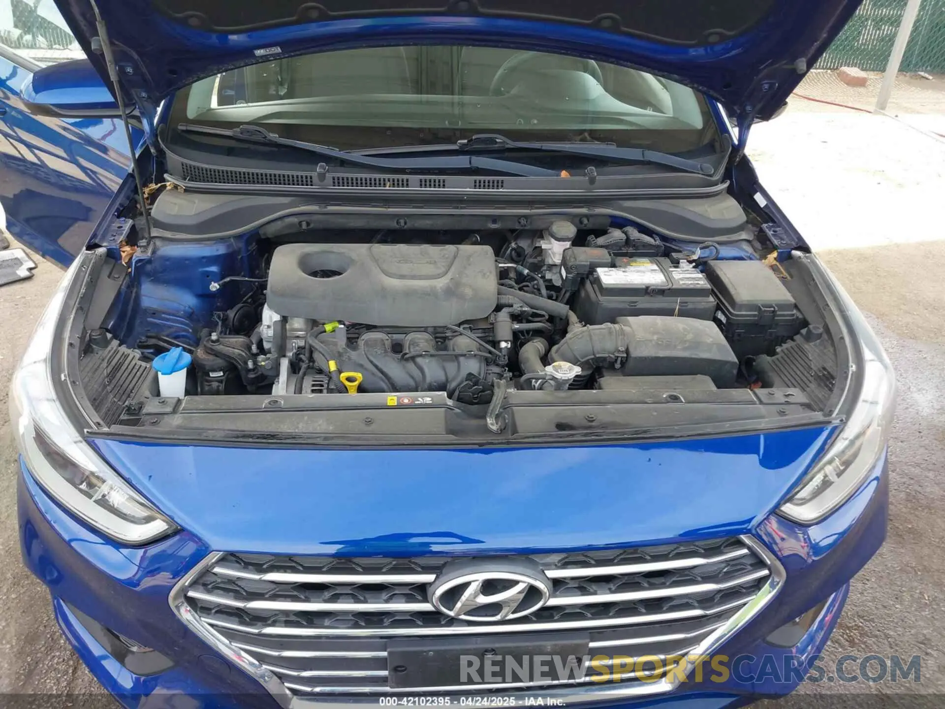 10 fotografías del automóvil dañado 3KPC24A30KE070857 HYUNDAI ACCENT 2019