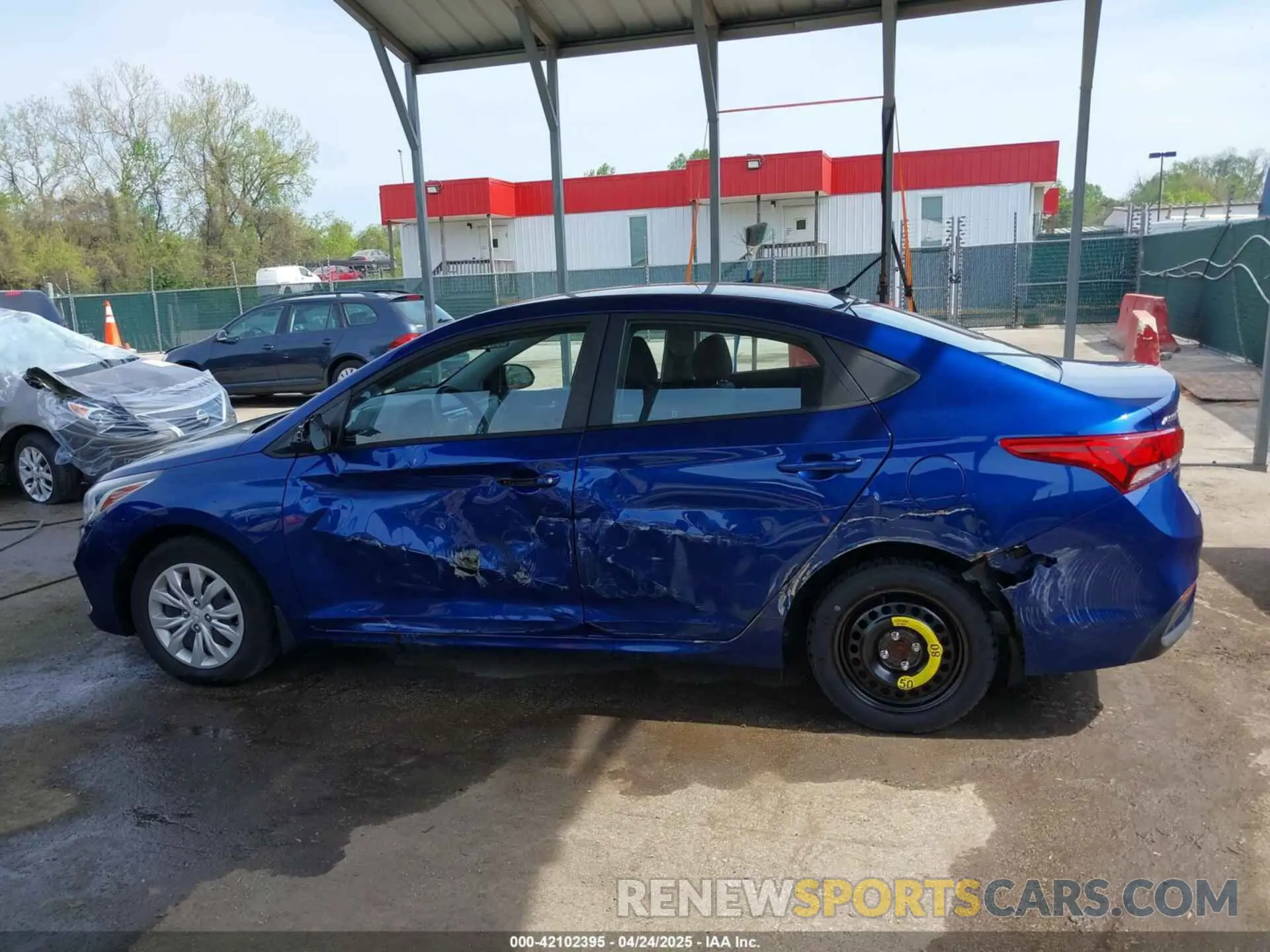 14 fotografías del automóvil dañado 3KPC24A30KE070857 HYUNDAI ACCENT 2019