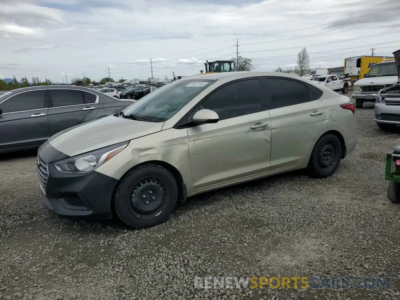 1 fotografías del automóvil dañado 3KPC24A31KE040069 HYUNDAI ACCENT 2019