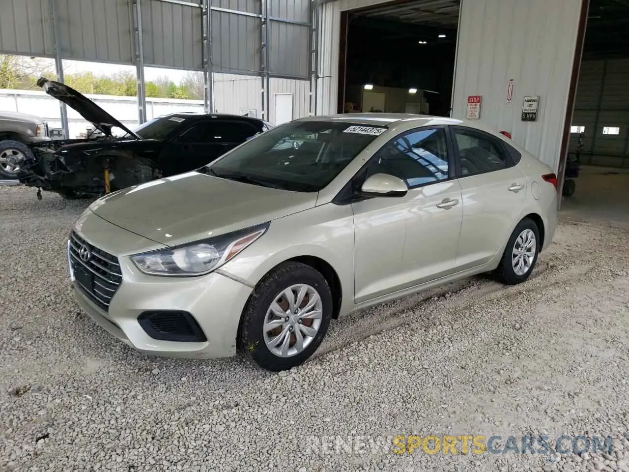 1 fotografías del automóvil dañado 3KPC24A31KE050763 HYUNDAI ACCENT 2019