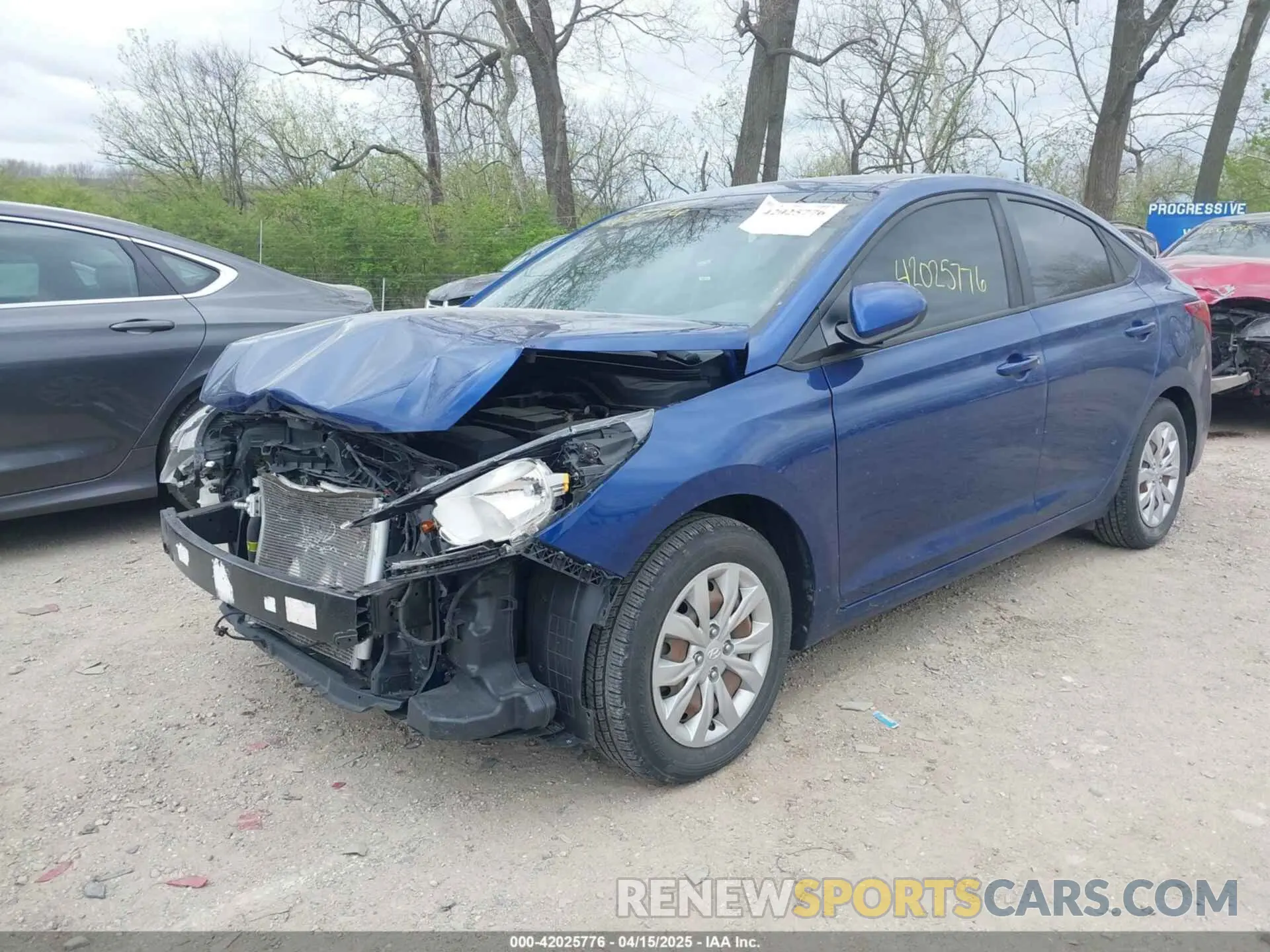 6 fotografías del automóvil dañado 3KPC24A31KE072200 HYUNDAI ACCENT 2019