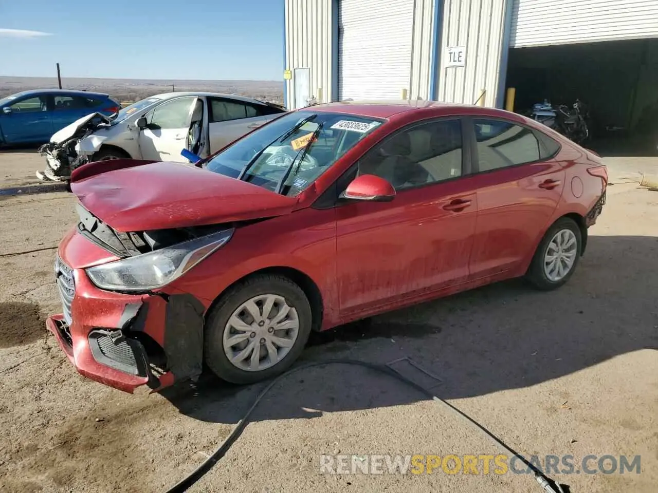 1 fotografías del automóvil dañado 3KPC24A31KE085268 HYUNDAI ACCENT 2019