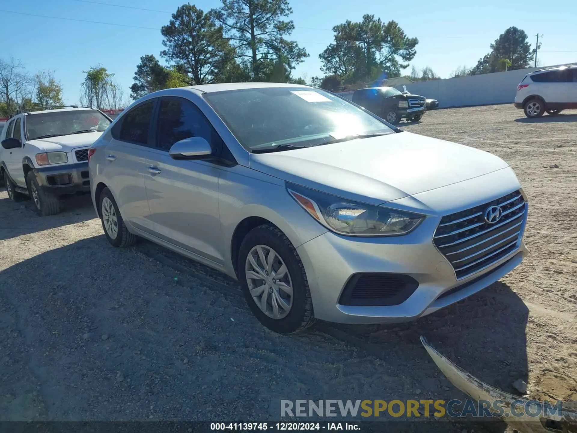 1 fotografías del automóvil dañado 3KPC24A32KE059777 HYUNDAI ACCENT 2019