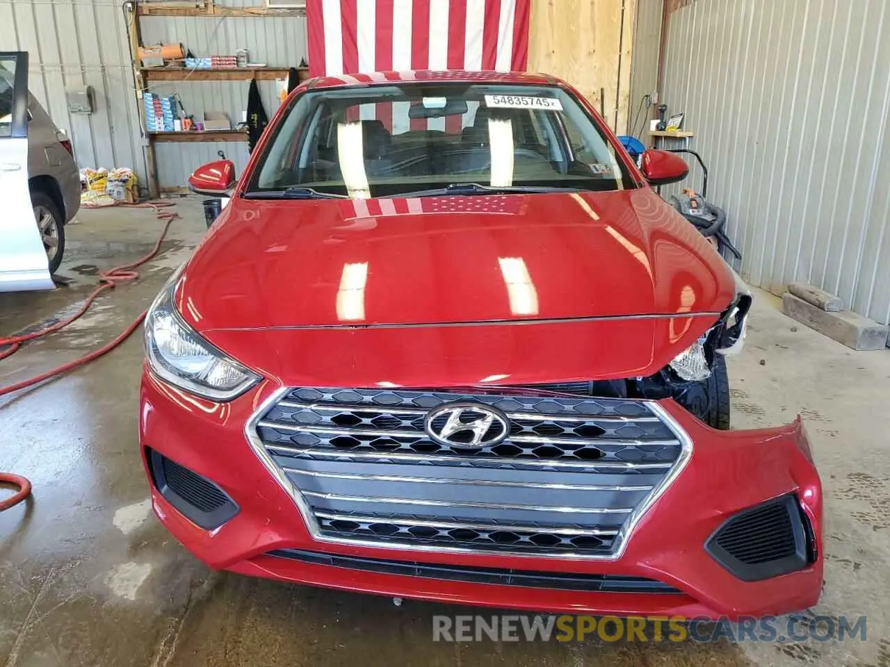 5 fotografías del automóvil dañado 3KPC24A32KE077647 HYUNDAI ACCENT 2019
