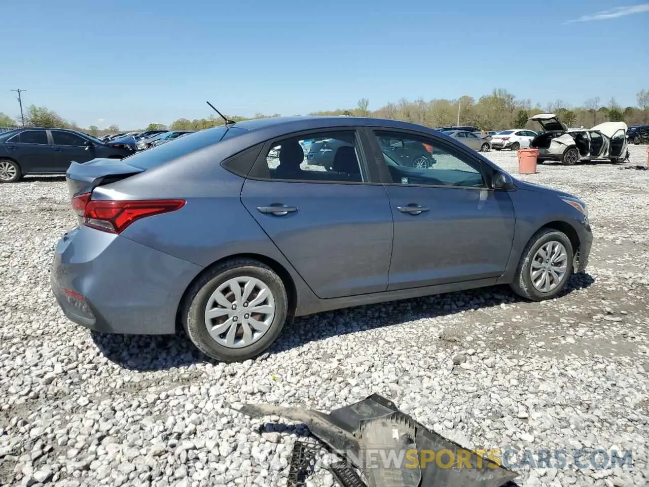 3 fotografías del automóvil dañado 3KPC24A33KE058668 HYUNDAI ACCENT 2019