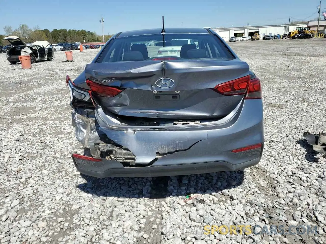 6 fotografías del automóvil dañado 3KPC24A33KE058668 HYUNDAI ACCENT 2019