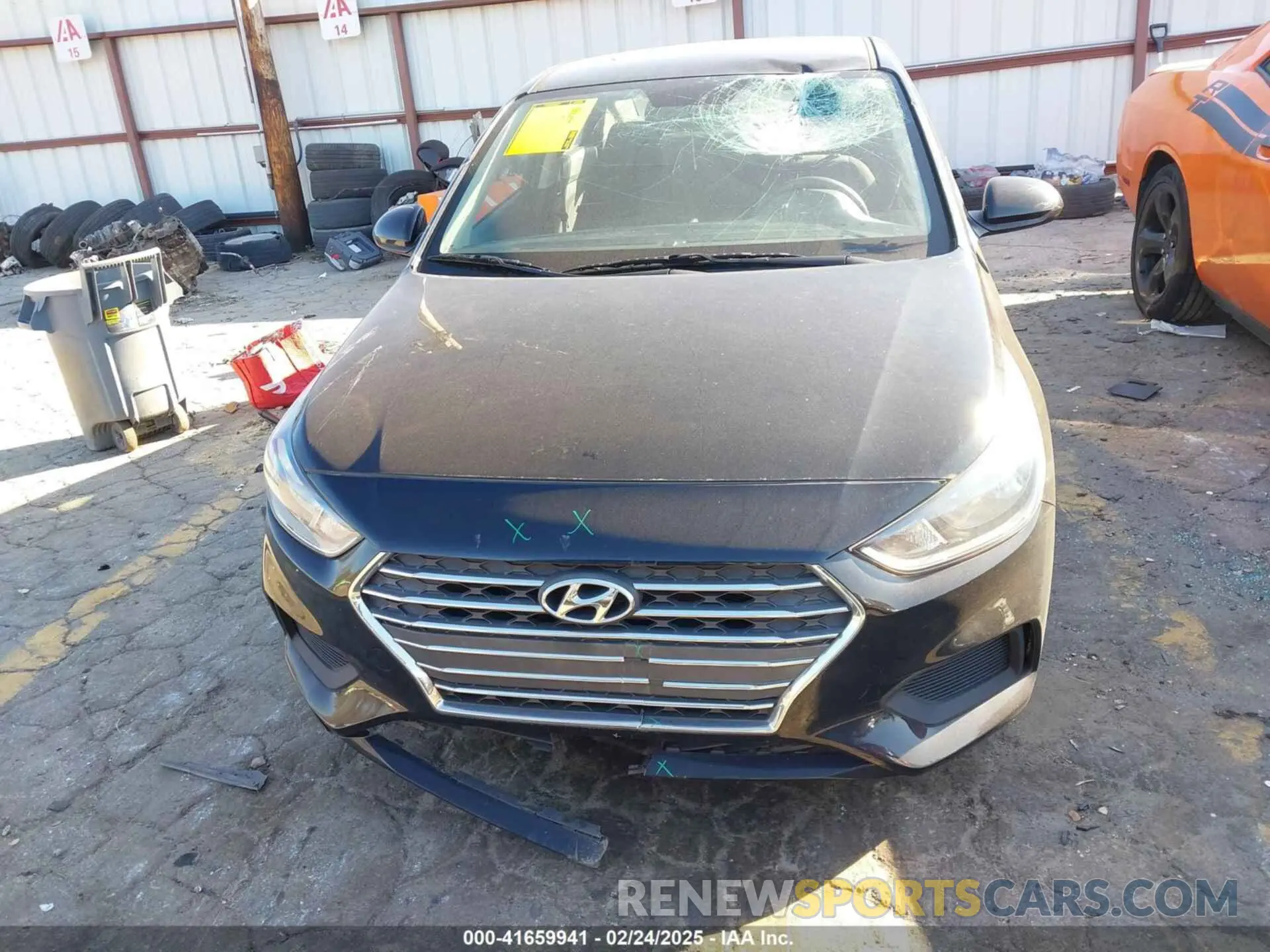 6 fotografías del automóvil dañado 3KPC24A33KE073090 HYUNDAI ACCENT 2019