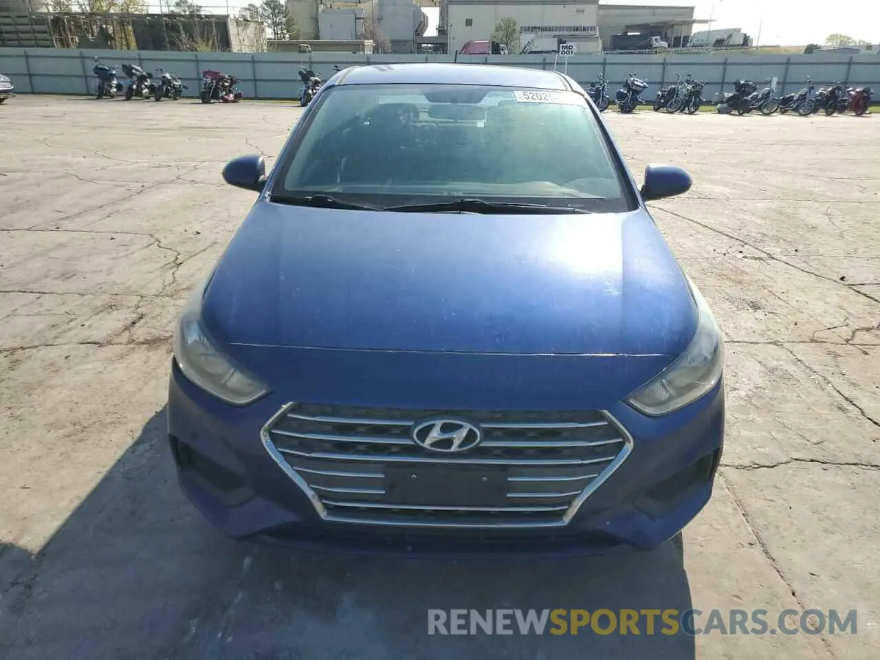 5 fotografías del automóvil dañado 3KPC24A33KE075650 HYUNDAI ACCENT 2019