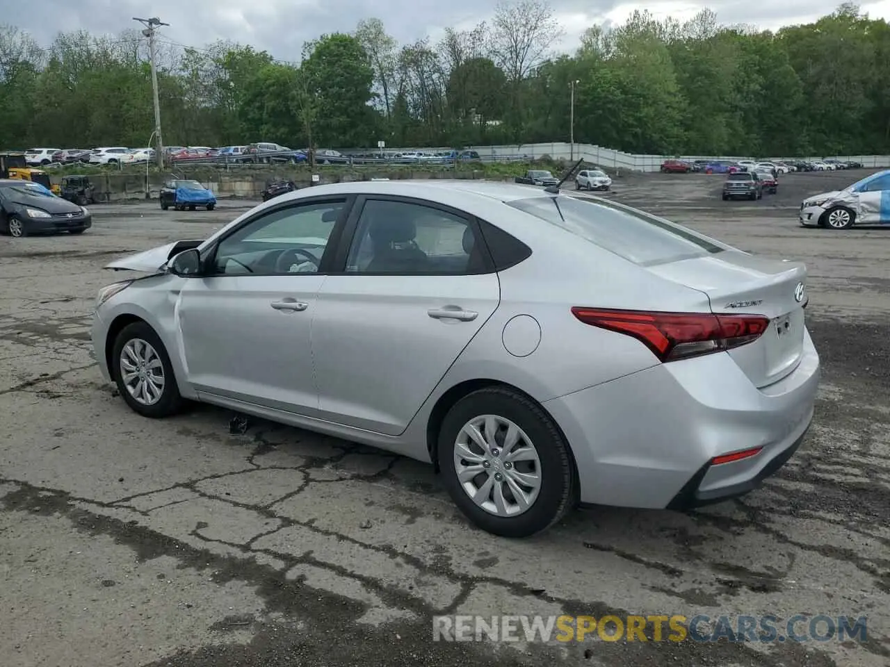 2 fotografías del automóvil dañado 3KPC24A33KE079861 HYUNDAI ACCENT 2019