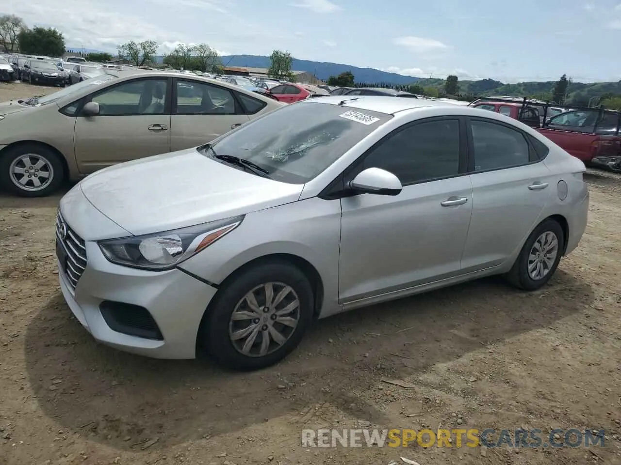 1 fotografías del automóvil dañado 3KPC24A33KE084235 HYUNDAI ACCENT 2019