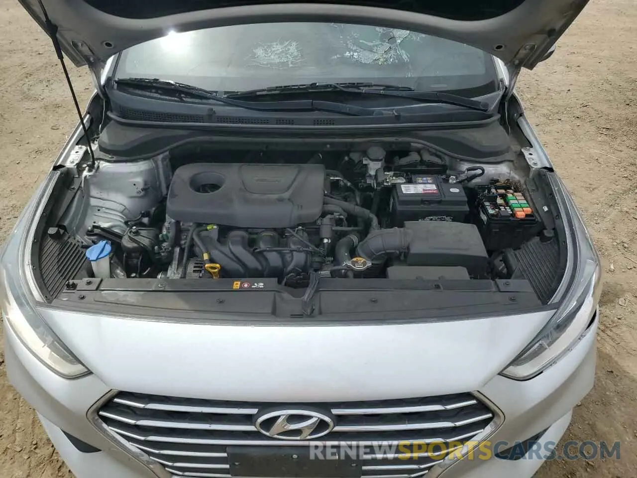11 fotografías del automóvil dañado 3KPC24A33KE084235 HYUNDAI ACCENT 2019