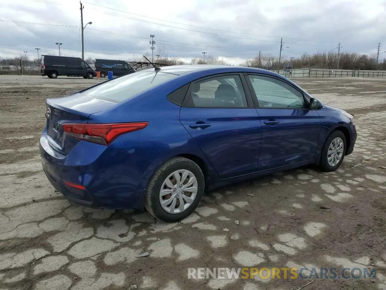 3 fotografías del automóvil dañado 3KPC24A34KE055312 HYUNDAI ACCENT 2019