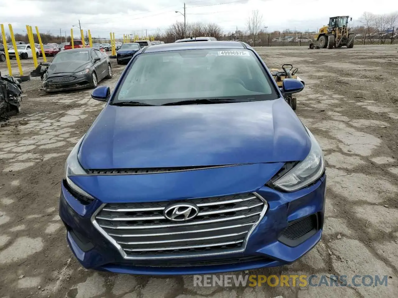 5 fotografías del automóvil dañado 3KPC24A34KE055312 HYUNDAI ACCENT 2019