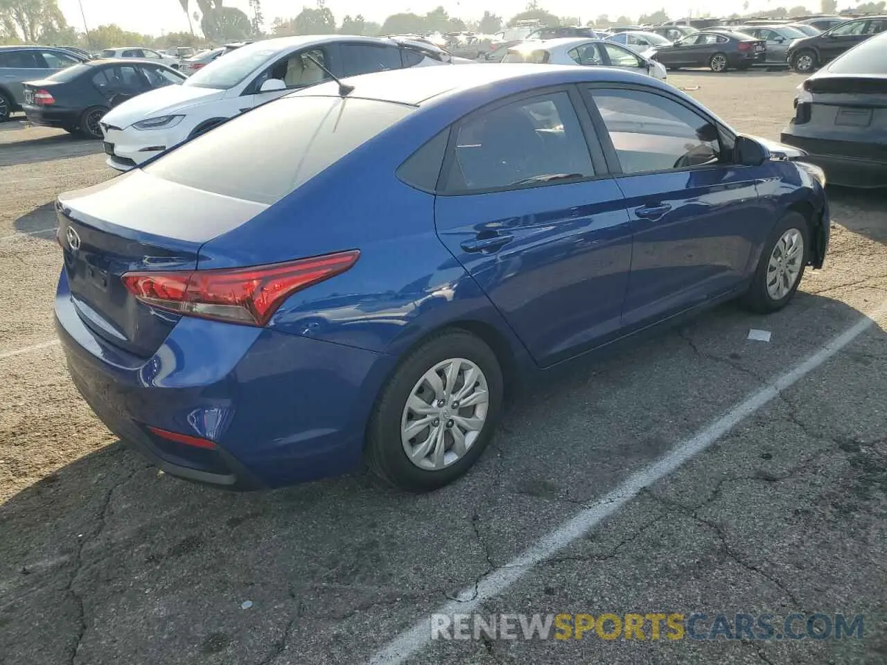 3 fotografías del automóvil dañado 3KPC24A34KE067833 HYUNDAI ACCENT 2019