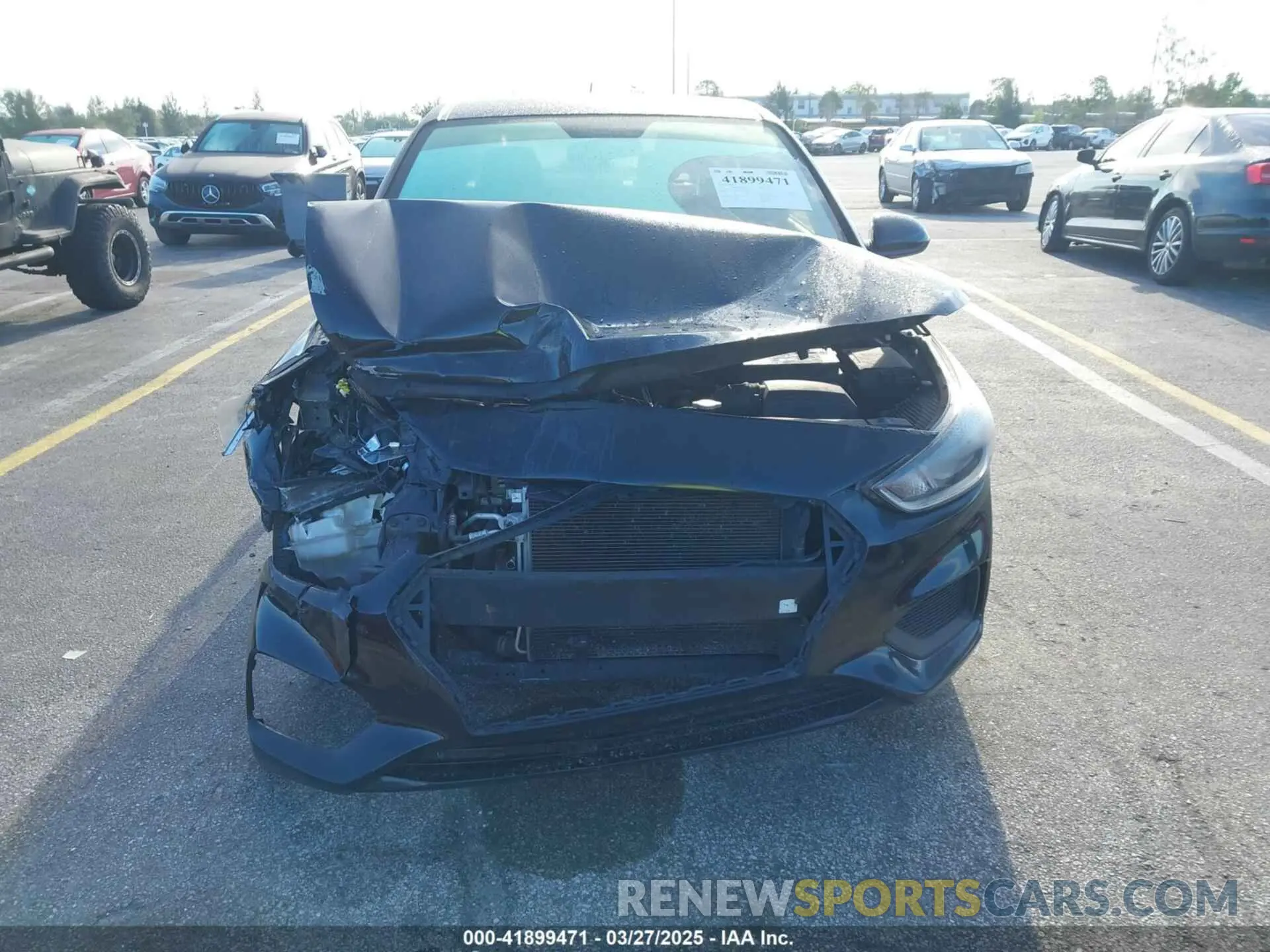 6 fotografías del automóvil dañado 3KPC24A34KE080078 HYUNDAI ACCENT 2019
