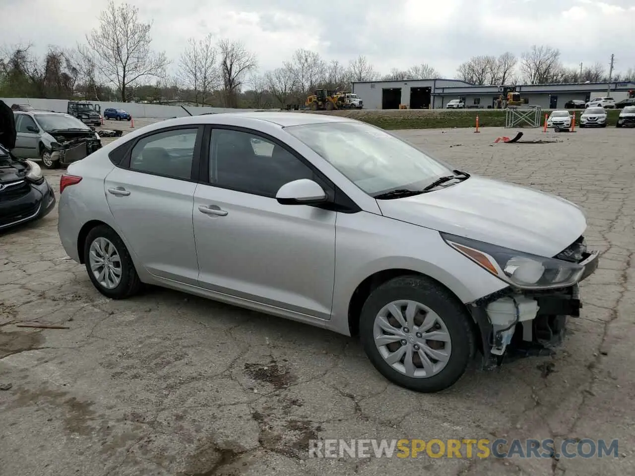 4 fotografías del automóvil dañado 3KPC24A35KE060230 HYUNDAI ACCENT 2019