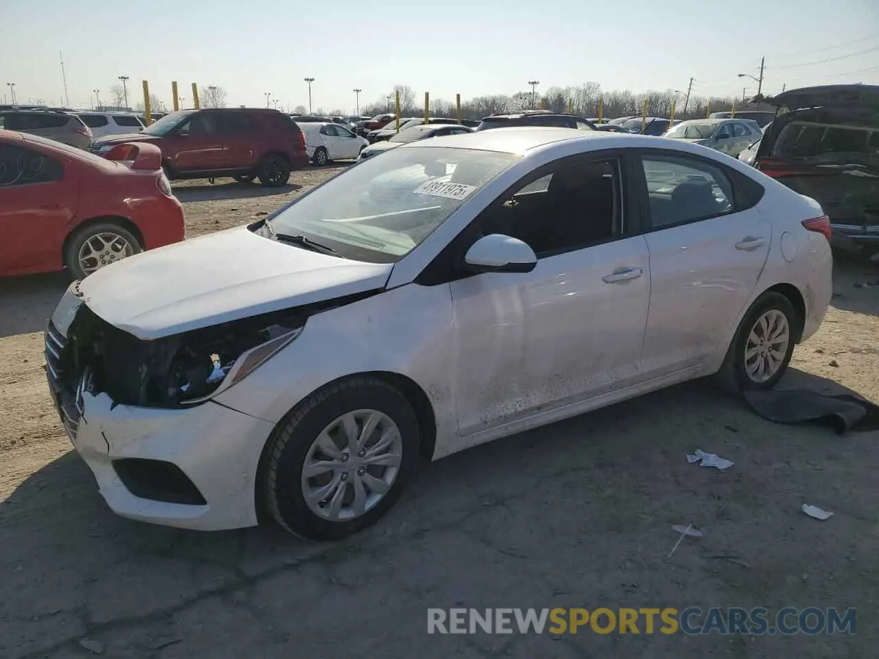 1 fotografías del automóvil dañado 3KPC24A35KE060664 HYUNDAI ACCENT 2019