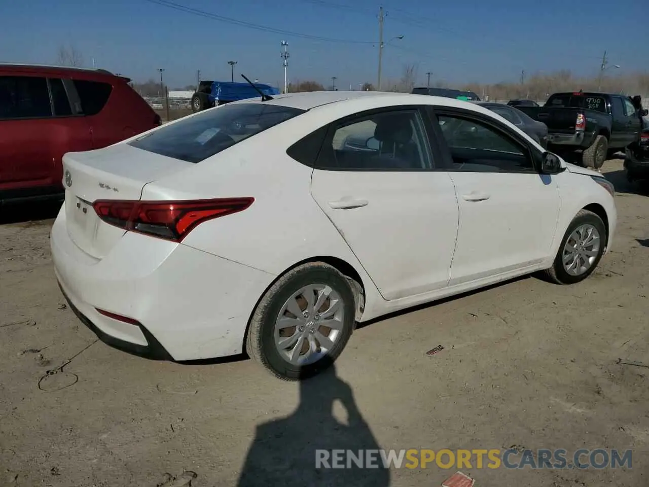 3 fotografías del automóvil dañado 3KPC24A35KE060664 HYUNDAI ACCENT 2019