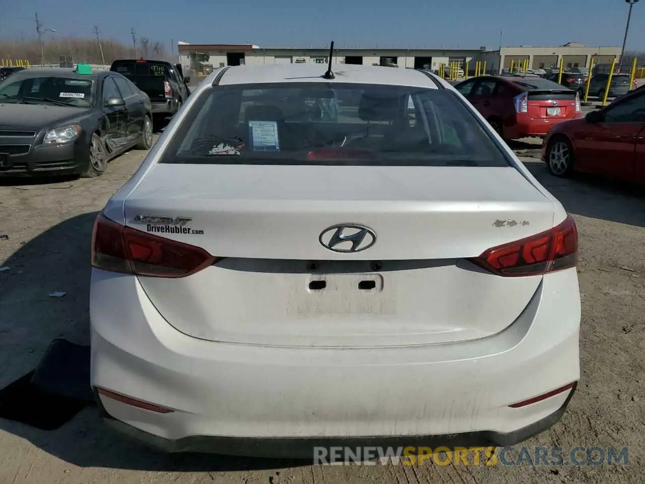 6 fotografías del automóvil dañado 3KPC24A35KE060664 HYUNDAI ACCENT 2019