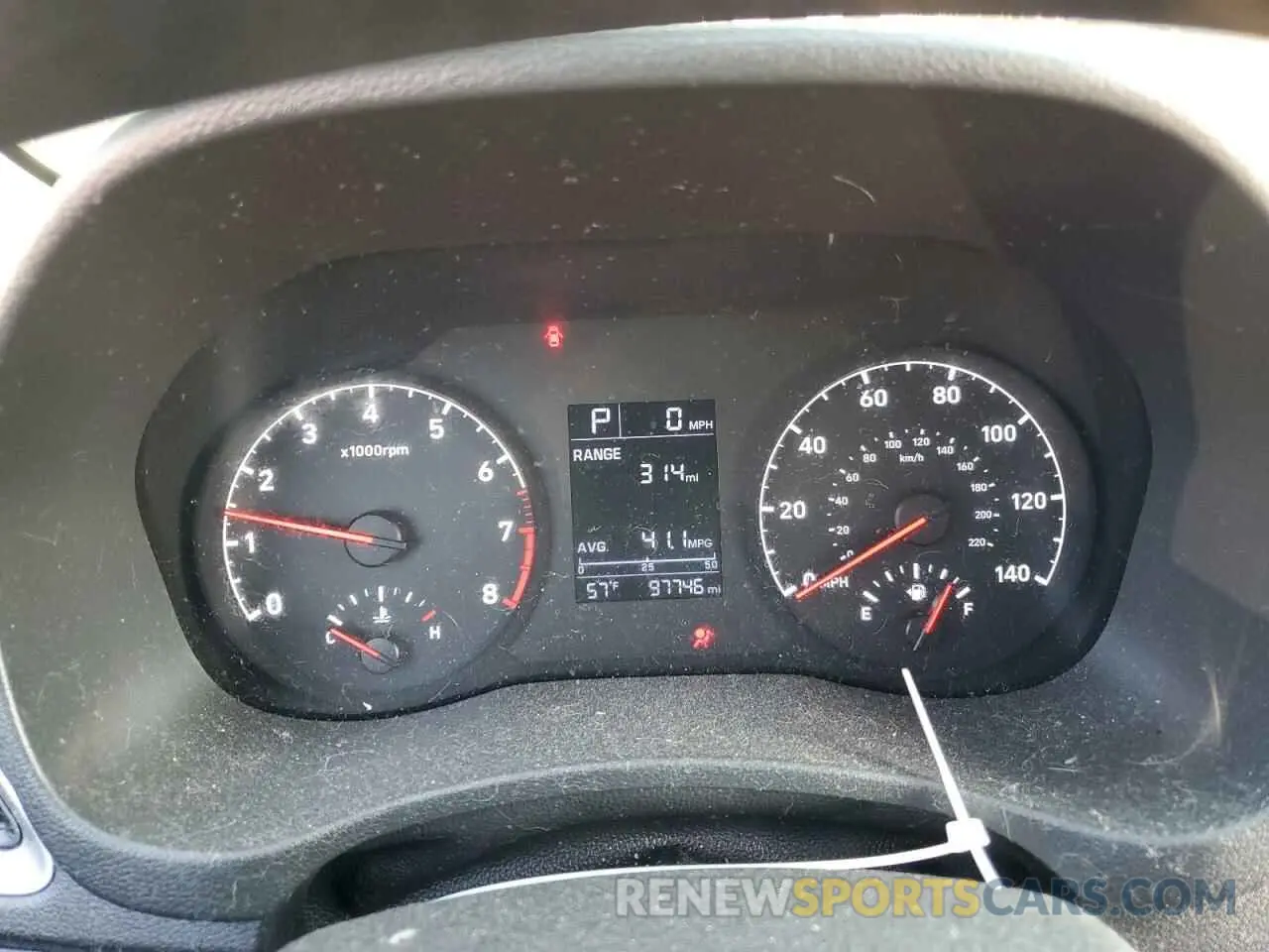 9 fotografías del automóvil dañado 3KPC24A35KE060664 HYUNDAI ACCENT 2019