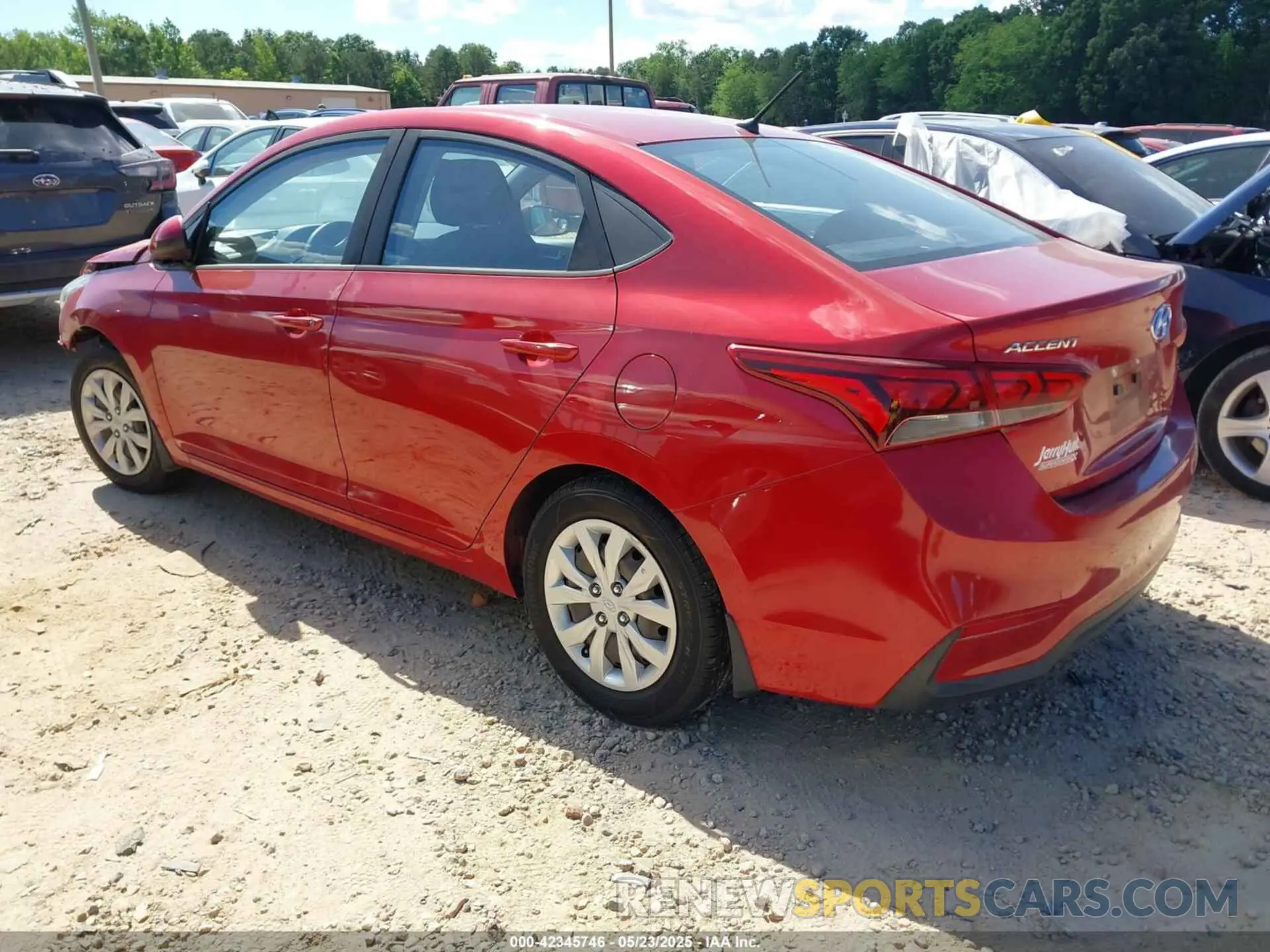 3 fotografías del automóvil dañado 3KPC24A35KE064617 HYUNDAI ACCENT 2019