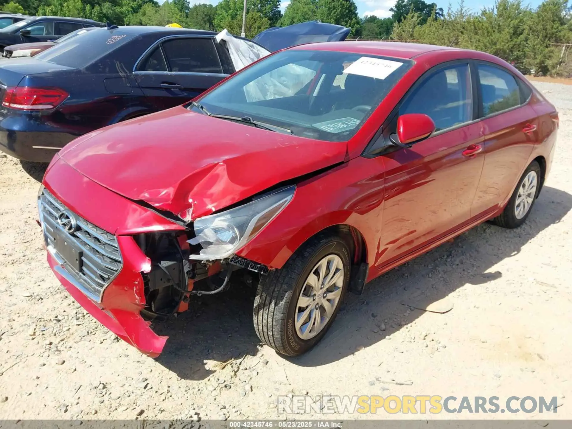 6 fotografías del automóvil dañado 3KPC24A35KE064617 HYUNDAI ACCENT 2019
