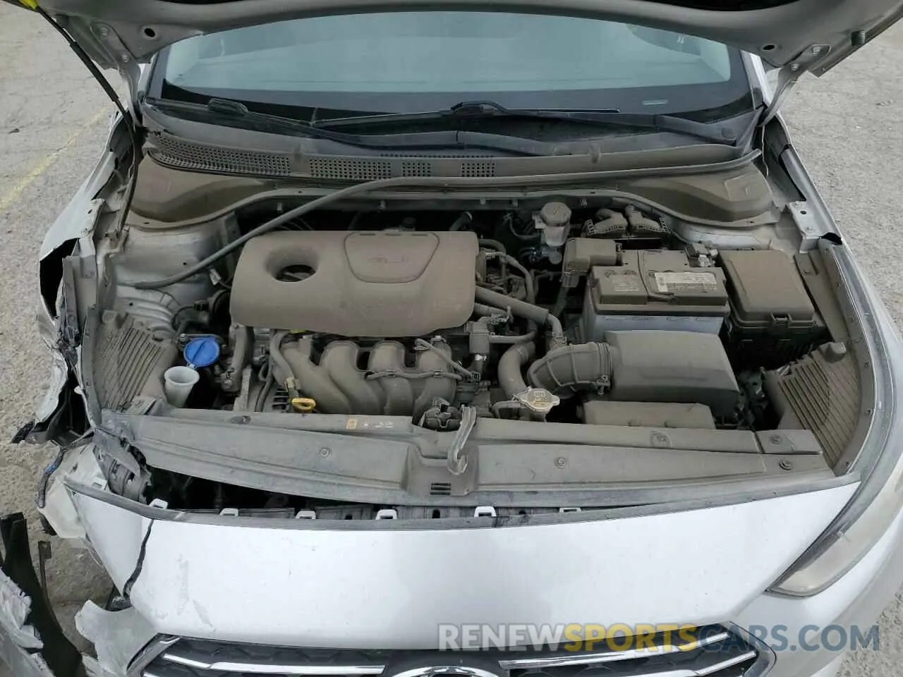 11 fotografías del automóvil dañado 3KPC24A35KE073687 HYUNDAI ACCENT 2019