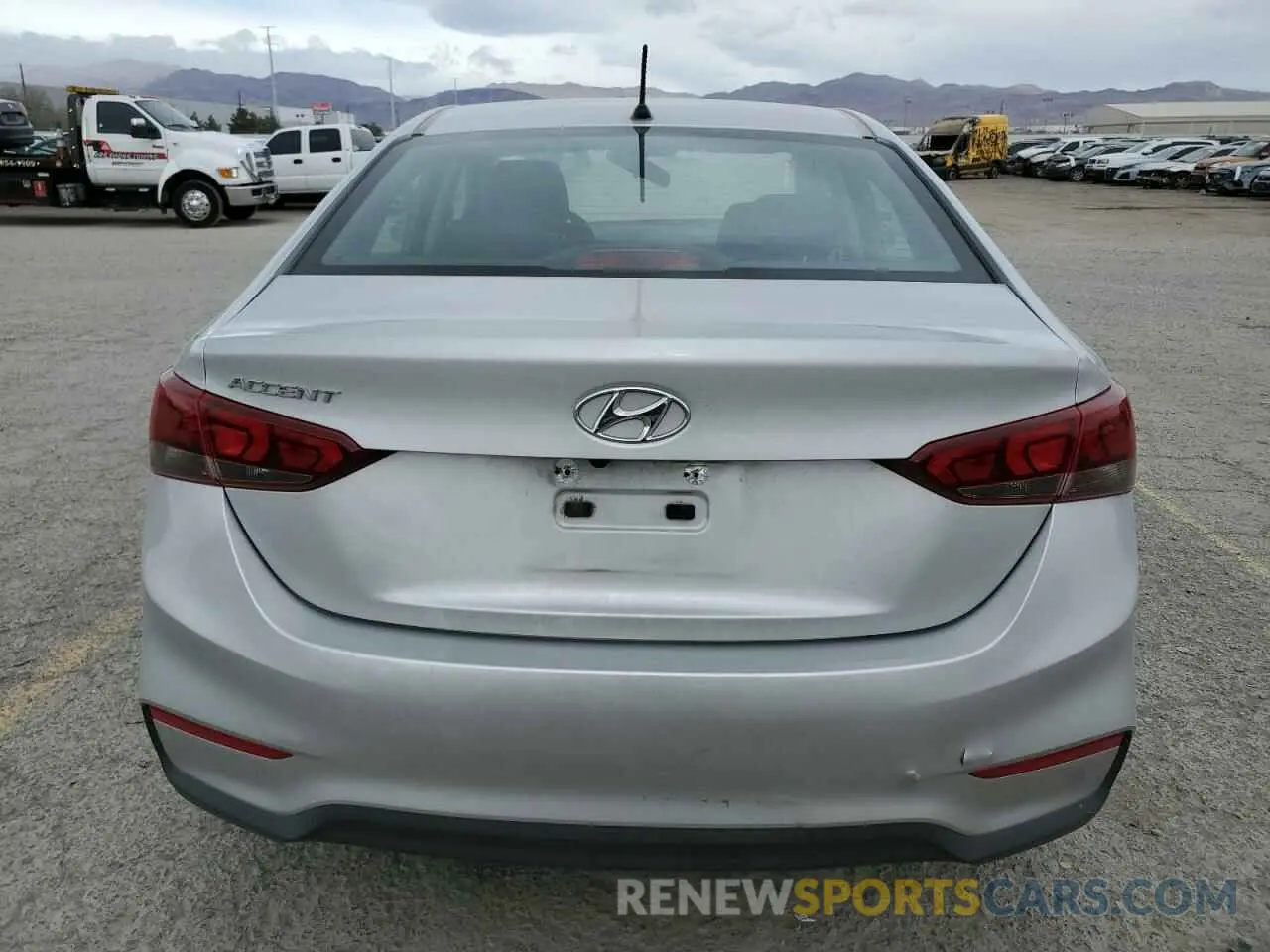 6 fotografías del automóvil dañado 3KPC24A35KE073687 HYUNDAI ACCENT 2019