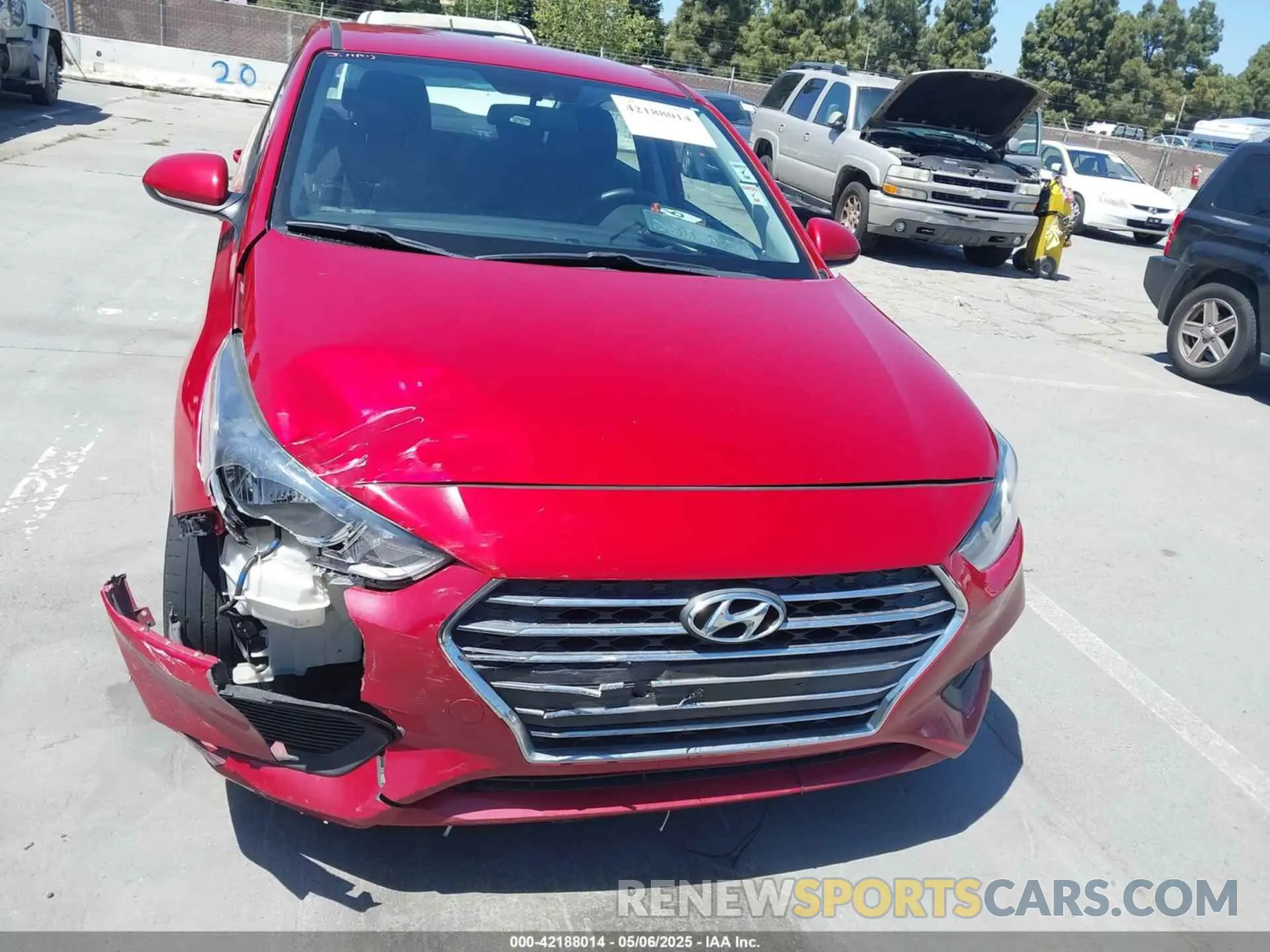 11 fotografías del automóvil dañado 3KPC24A35KE076749 HYUNDAI ACCENT 2019