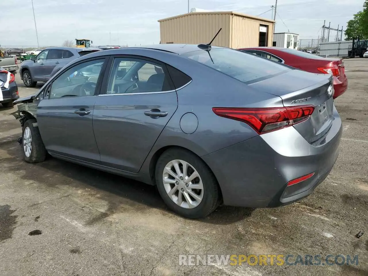2 fotografías del automóvil dañado 3KPC24A36KE044358 HYUNDAI ACCENT 2019
