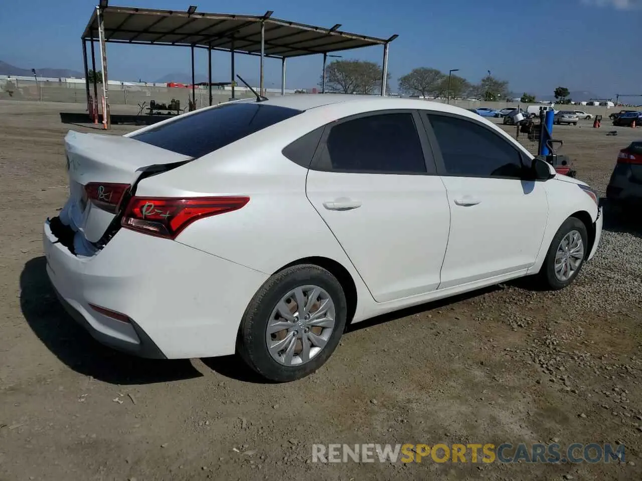 3 fotografías del automóvil dañado 3KPC24A36KE050757 HYUNDAI ACCENT 2019