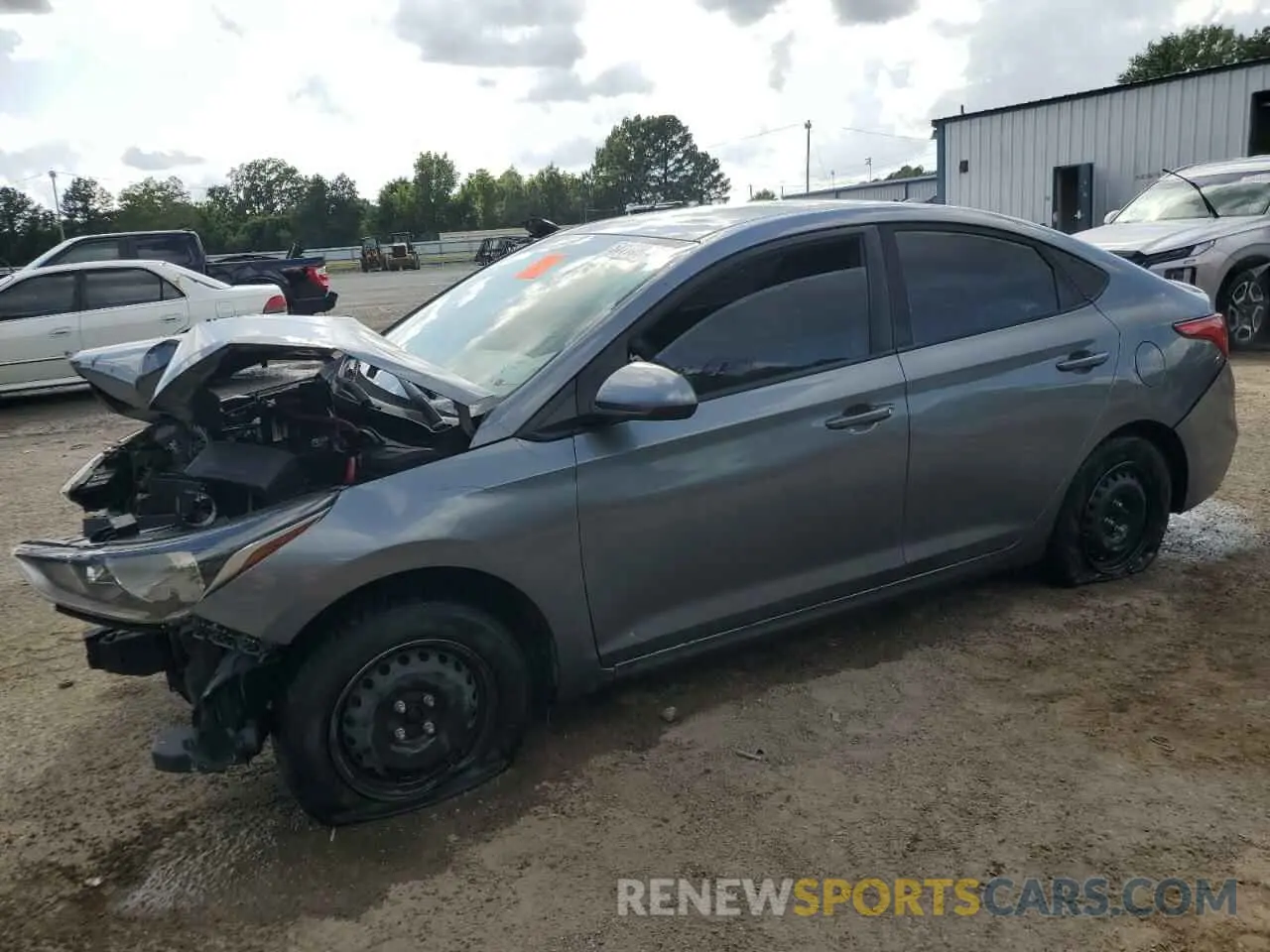 1 fotografías del automóvil dañado 3KPC24A36KE055375 HYUNDAI ACCENT 2019
