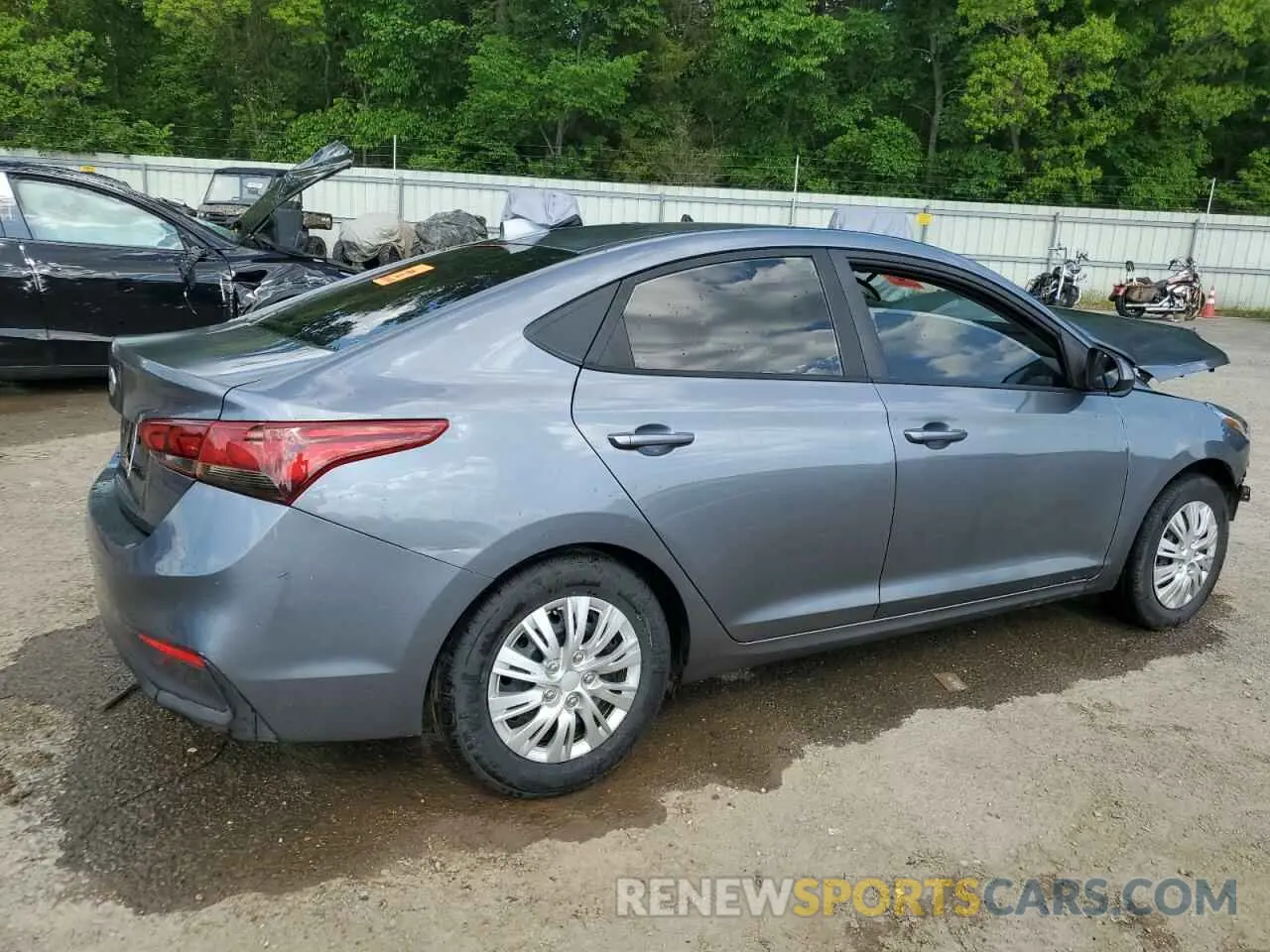 3 fotografías del automóvil dañado 3KPC24A36KE055375 HYUNDAI ACCENT 2019