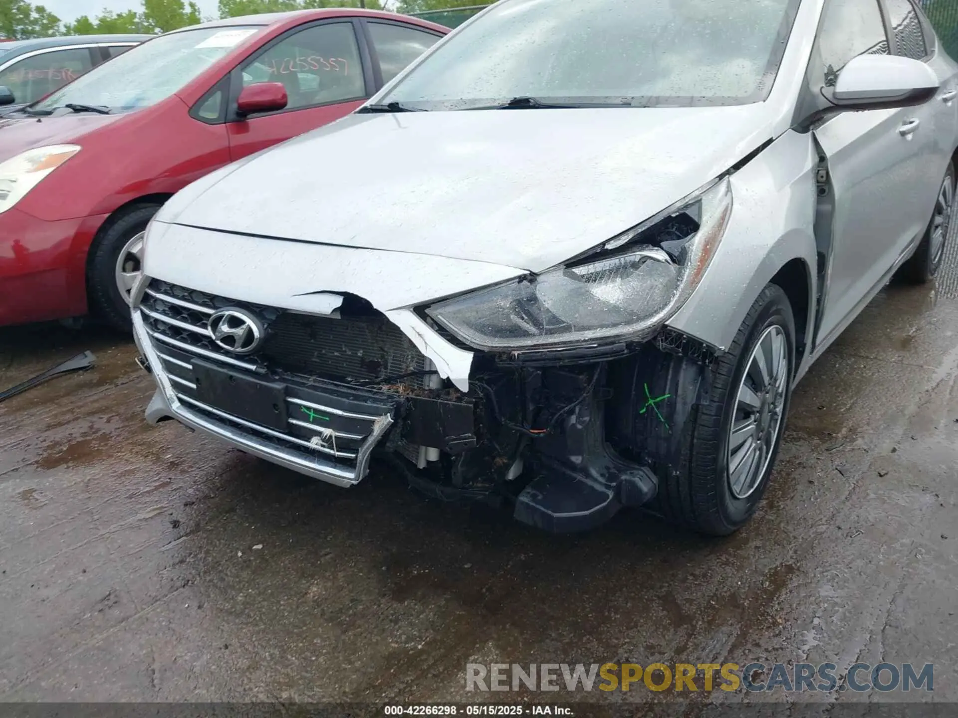 6 fotografías del automóvil dañado 3KPC24A36KE056459 HYUNDAI ACCENT 2019
