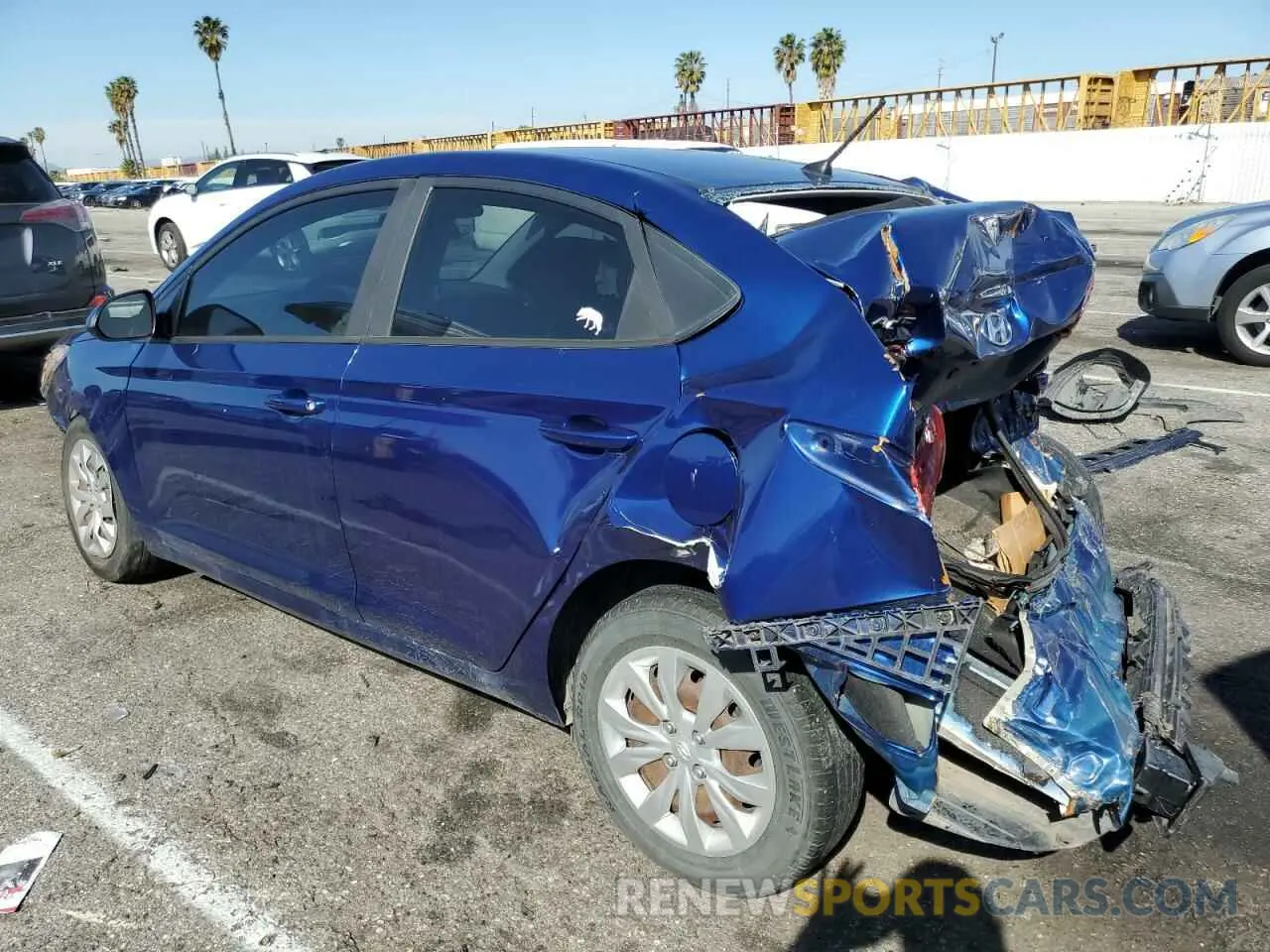 2 fotografías del automóvil dañado 3KPC24A37KE043333 HYUNDAI ACCENT 2019