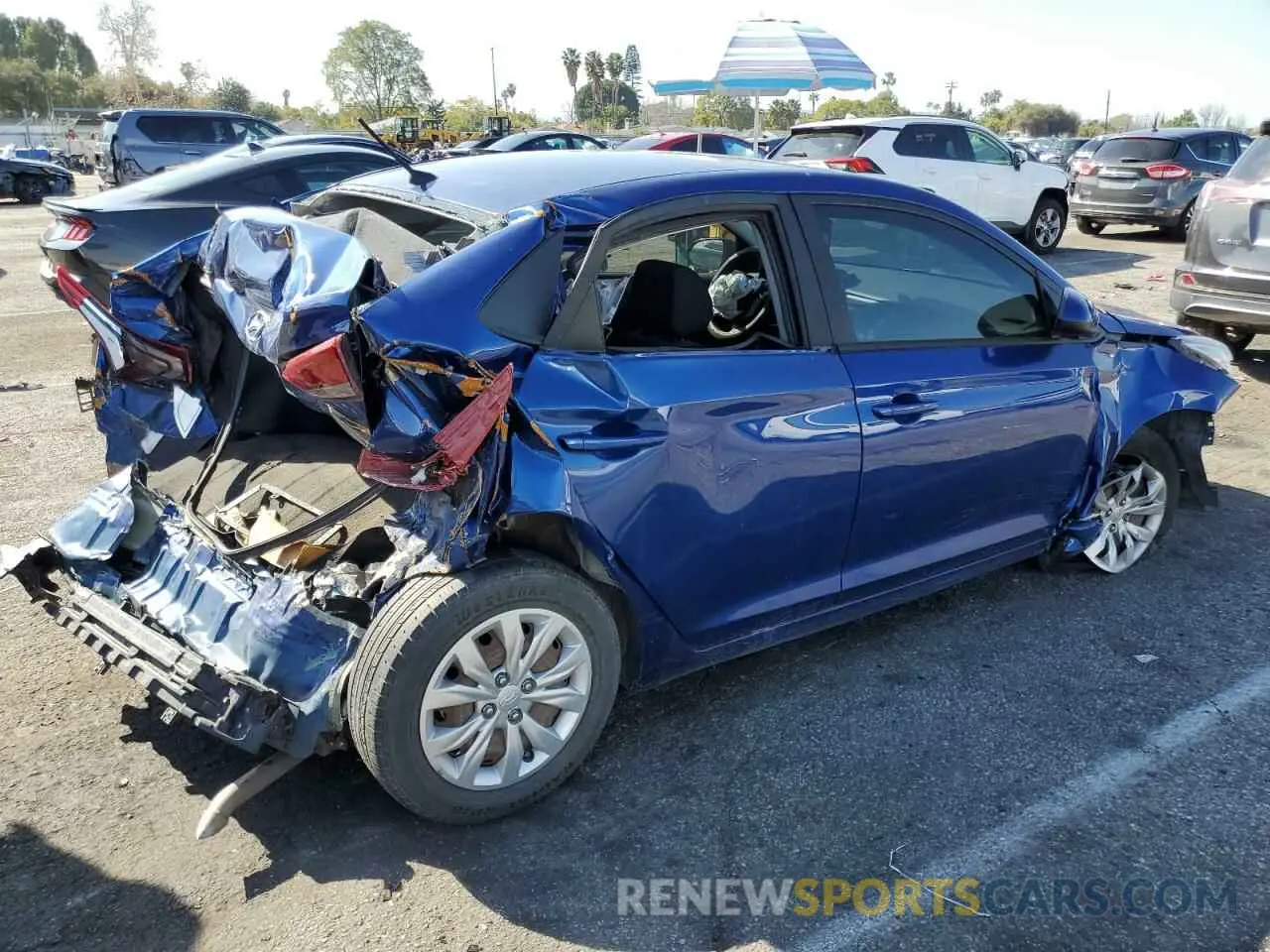 3 fotografías del automóvil dañado 3KPC24A37KE043333 HYUNDAI ACCENT 2019