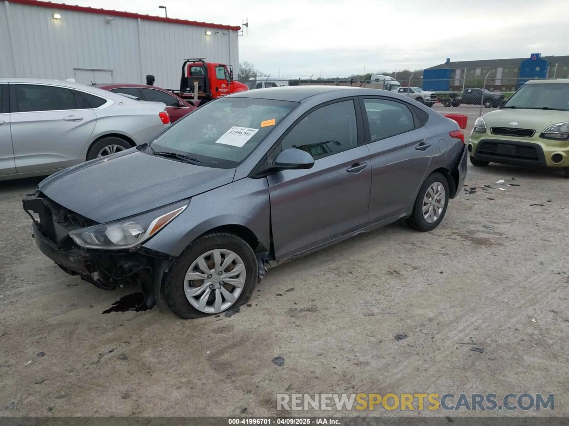2 fotografías del automóvil dañado 3KPC24A37KE049861 HYUNDAI ACCENT 2019