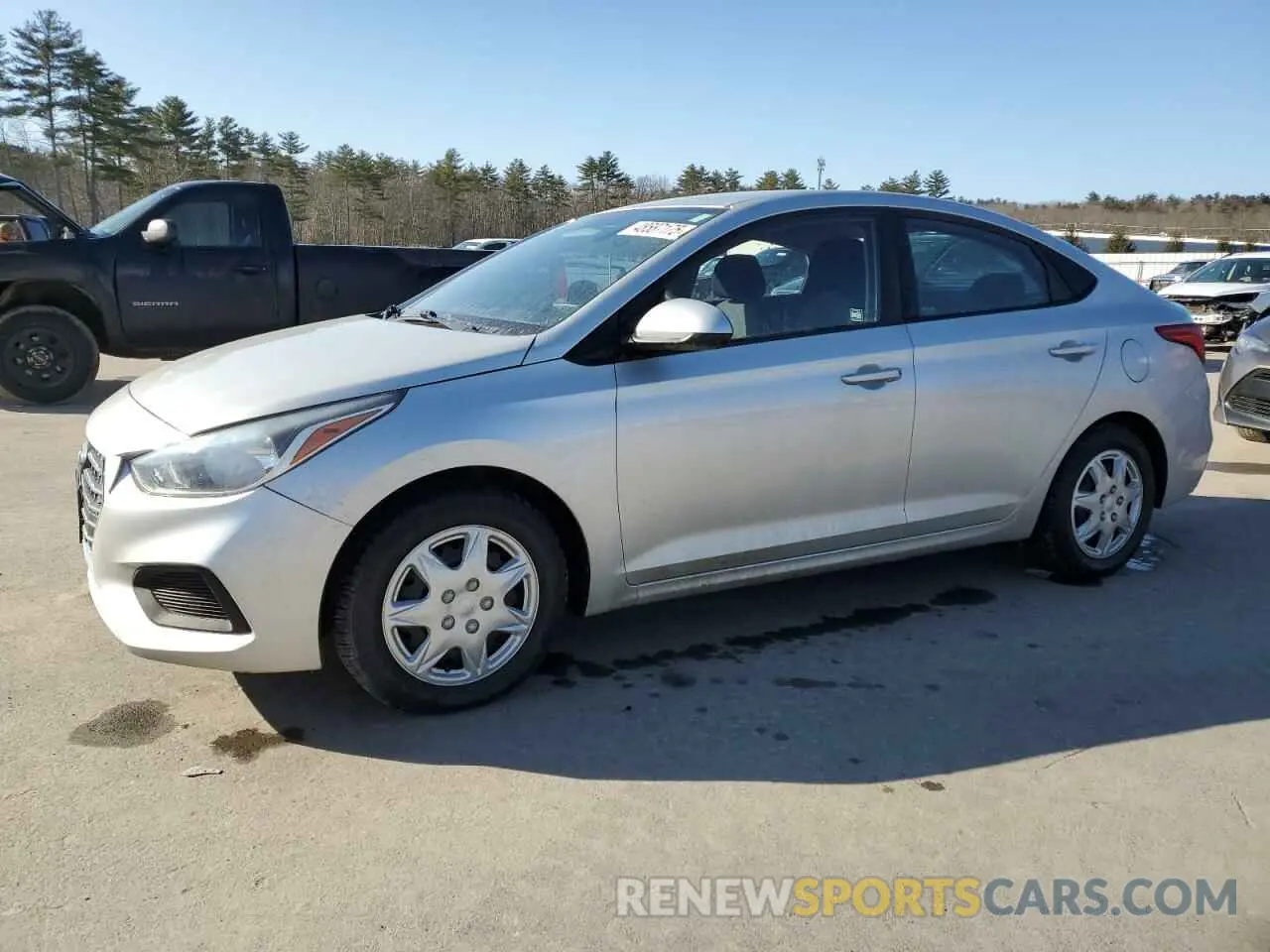 1 fotografías del automóvil dañado 3KPC24A37KE056616 HYUNDAI ACCENT 2019