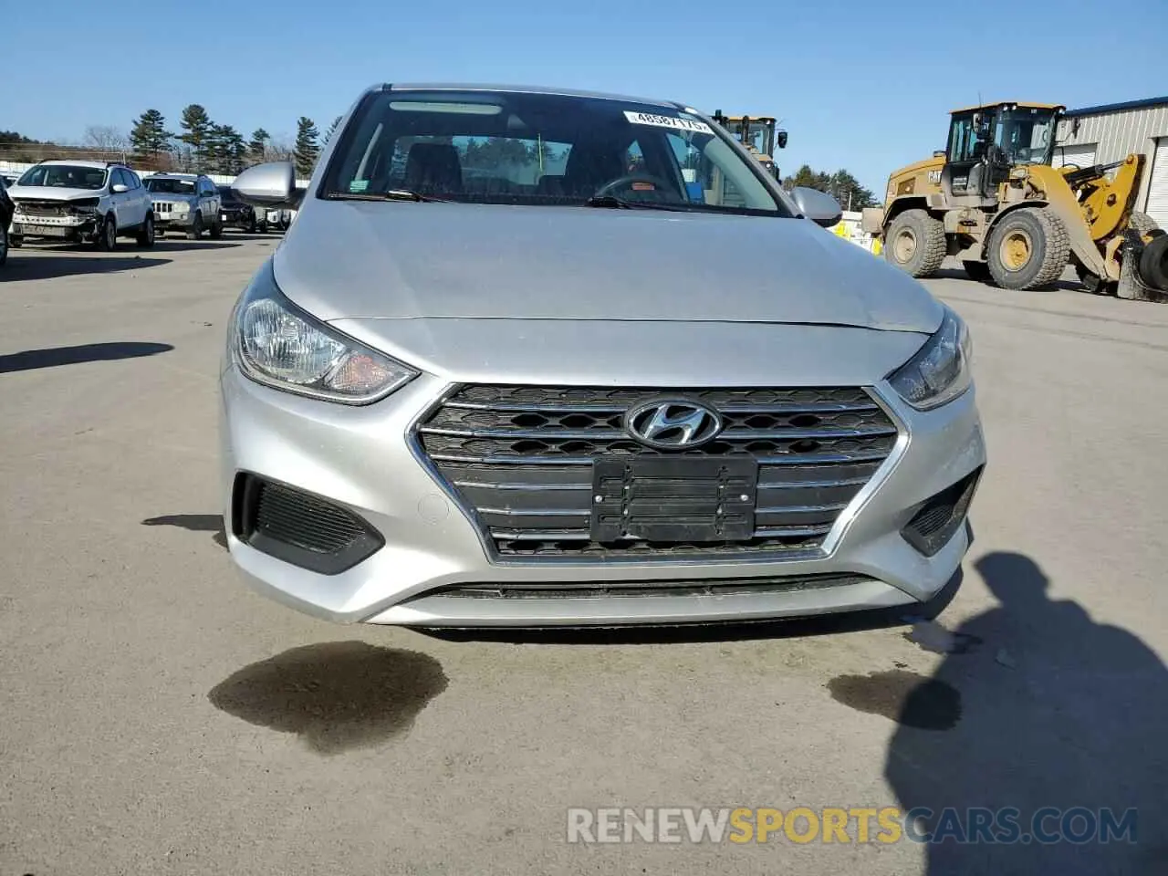 5 fotografías del automóvil dañado 3KPC24A37KE056616 HYUNDAI ACCENT 2019