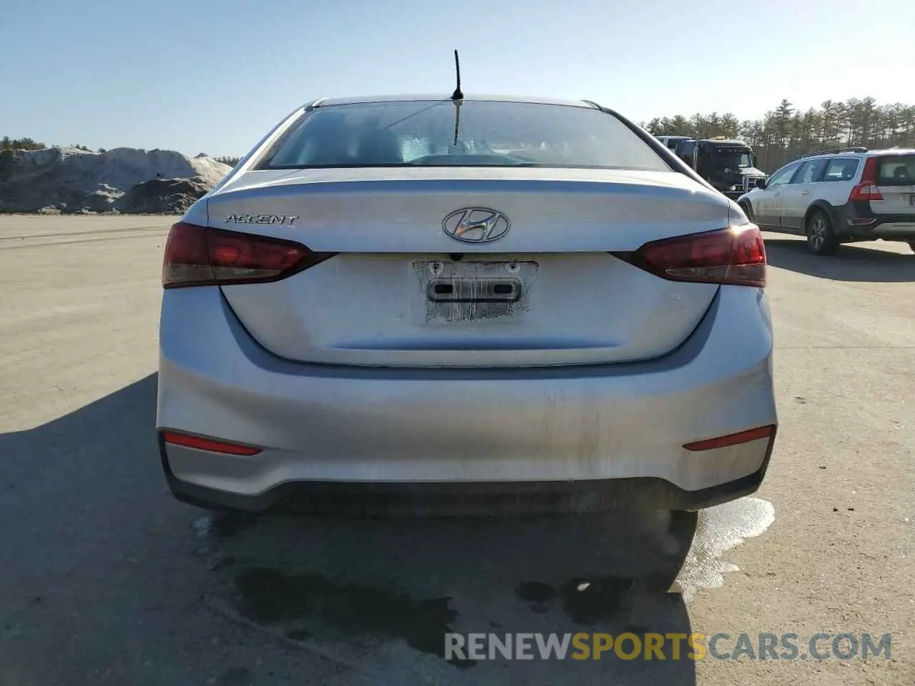 6 fotografías del automóvil dañado 3KPC24A37KE056616 HYUNDAI ACCENT 2019
