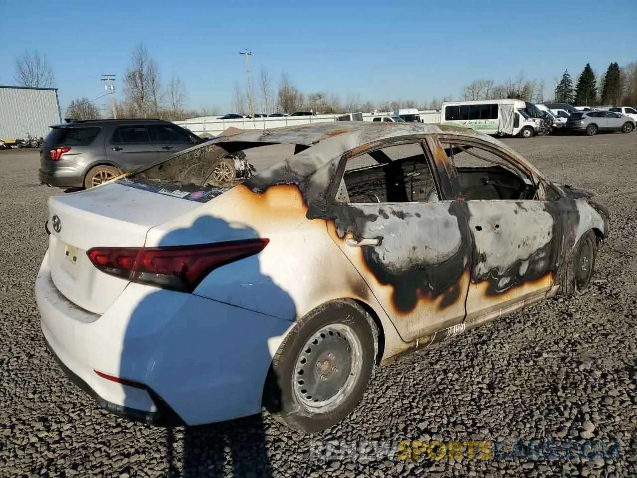 3 fotografías del automóvil dañado 3KPC24A37KE058625 HYUNDAI ACCENT 2019