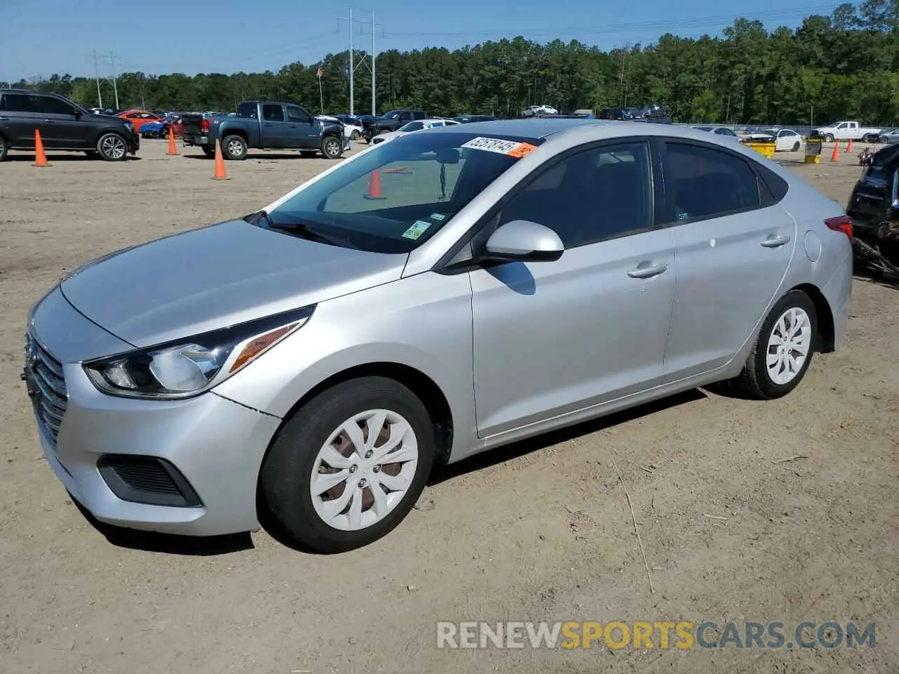 1 fotografías del automóvil dañado 3KPC24A37KE080592 HYUNDAI ACCENT 2019